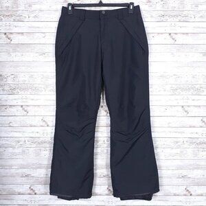 Sportcaster Insulated Snow Ski Pants S Adjustable Waist Zip Pockets Black 723A